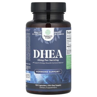 DHEA, 25 mg, 120 капсул