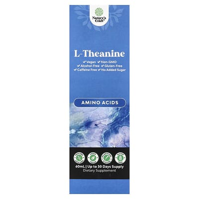 L-Theanine, без спирта, 60 ml