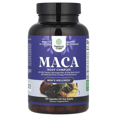 Мужской комплекс Maca Root, 120 капсул