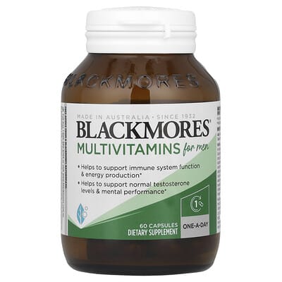 Мужские мультивитамины Blackmores, 60 капсул