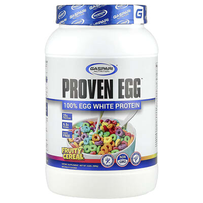 Proven Egg™, 100% Egg White Protein, Fruity Cereal, 2 lbs (900 g)