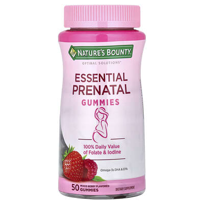 Витаминные мармеладки Prenatal Mixed Berry, 50 Gummies