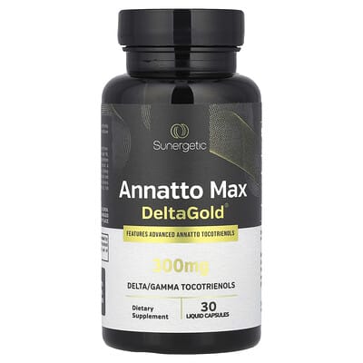 Annatto Max DeltaGold®, 300 mg, 30 жидких капсул