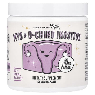 Myo & D-Chiro Inositol , 120 Vegan Capsules