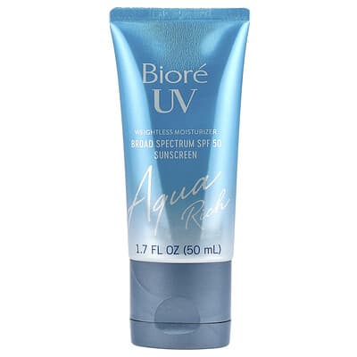 Biore UV Aqua Rich увлажняющий крем без ощущения тяжести, SPF 50, 1.7 fl oz (50 ml)