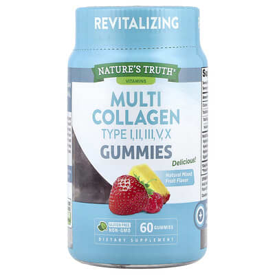 Желейные витамины Multi Collagen Natural Mixed Fruit 60 Gummies