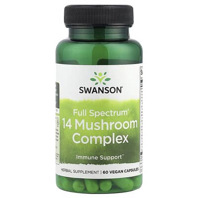 Full Spectrum®, 14 Mushroom Complex, 60 веганских капсул