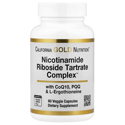 Nicotinamide Riboside Tartrate (NRT) Complex, 60 вегетарианских капсул
