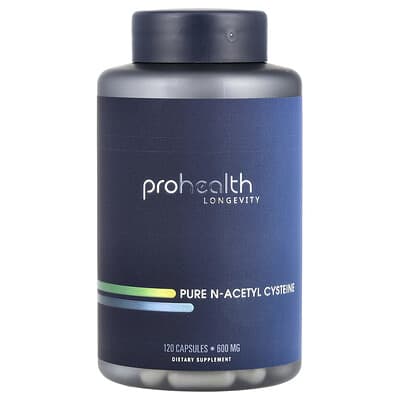 N-Ацетилцистеин ProHealth Longevity Pure N-Acetyl Cysteine, 600 mg, 120 Capsules