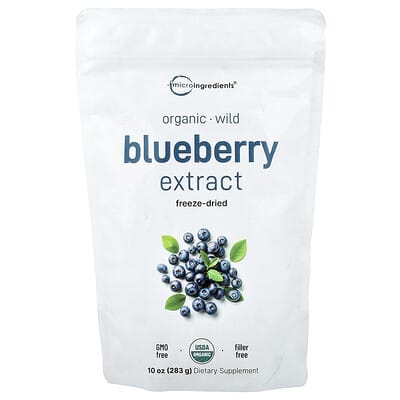 Organic Blueberry Extract Powder, 10 oz (283 g)