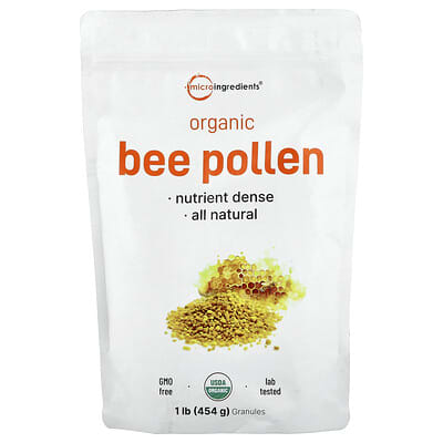 Organic Bee Pollen, 1 lb (454 g)