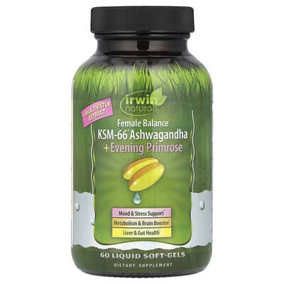 Irwin Naturals Female Balance KSM-66 Ashwagandha + Evening Primrose 60 капсул