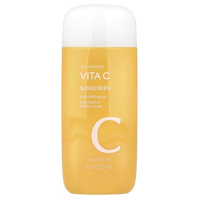 All Around Vita C Sunscreen, SPF 50, 2.36 fl oz (70 ml)