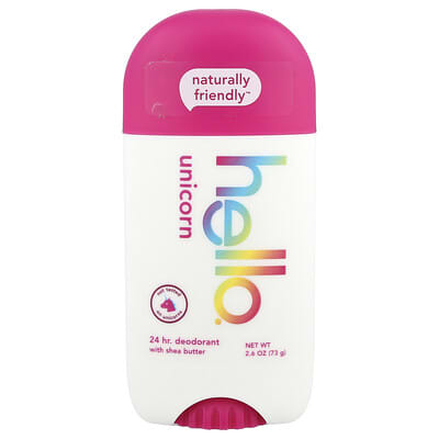24 Hr Deodorant with Shea Butter, Unicorn, 2.6 oz (73 g)