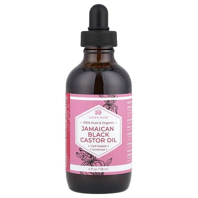 100% чистое органическое ямайское черное касторовое масло, 4 fl oz (118 ml)