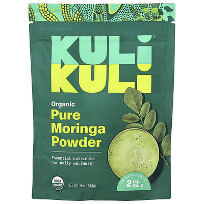 Kuli Kuli Органический порошок чистого моринги, 5 oz (144 g)