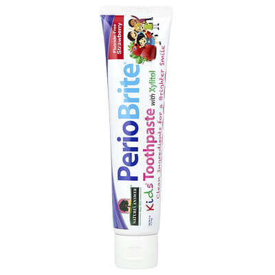 PerioBright® Детская безфторидная зубная паста с ксилитолом, Strawberry, 4 oz (113.4 g)