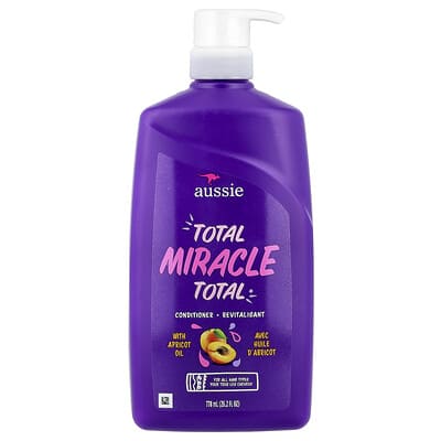 Total Miracle, кондиционер с маслом абрикоса для всех типов волос, 26.2 fl oz (778 ml)