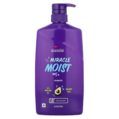 Miracle Moist, Shampoo With Avocado Oil, For All Hair Types, 26.2 fl oz (778 ml)