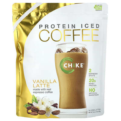 Кофе с протеином Chike Nutrition Vanilla Latte 16.3 oz (462 g)