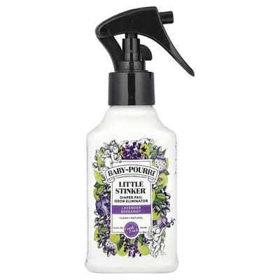Baby-Pourri™, Little Stinker™, Diaper Pail Odor Eliminator, Lavender Bergamot, 3.4 fl oz (100 ml)