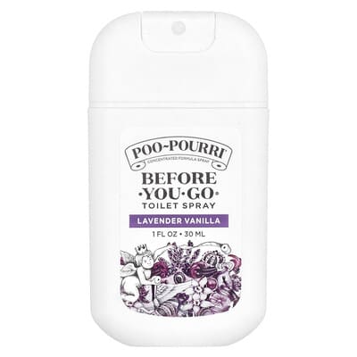 Спрей для туалета Before-You-Go®, Lavender Vanilla, 1 fl oz (30 ml)