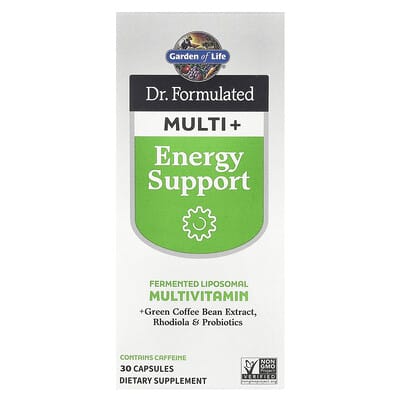 Dr. Formulated Multi+, Energy Support, 30 Capsules
