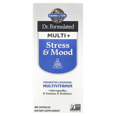 Dr. Formulated Multi+, Stress & Mood, 60 капсул