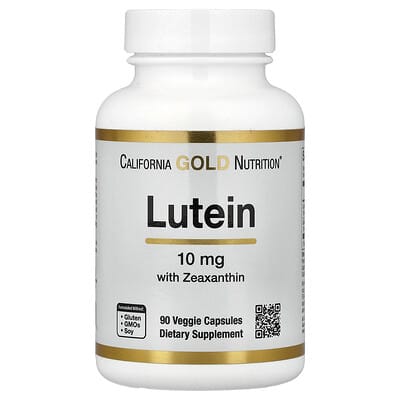 Lutein California Gold Nutrition 90 вегетарианских капсул