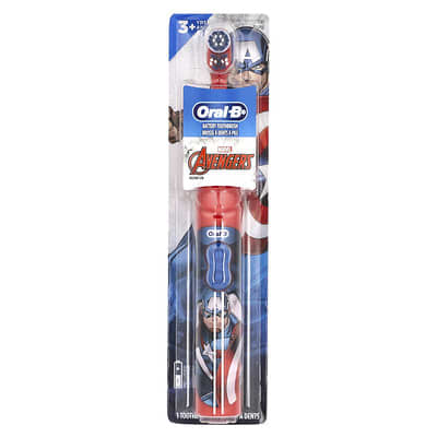 Battery Toothbrush, Soft, 3+Years, Marvel Avengers, 1 Toothbrush