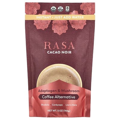 Adaptogen & Mushroom Coffee Alternative, Instant, Cacao Noir, 5 oz (144 g)