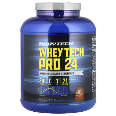 Протеин BodyTech Whey Tech Pro 24 Rich Chocolate 2.27 kg