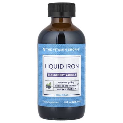 Напиток Liquid Iron Blackberry Vanilla 8 fl oz (236.5 ml)