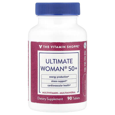 Ultimate Woman® 50+, Мультивитамины и минералы, 90 таблеток
