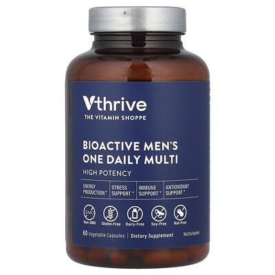 Мультивитамины Vthrive Bioactive One Daily Multi, 60 вегетарианских капсул