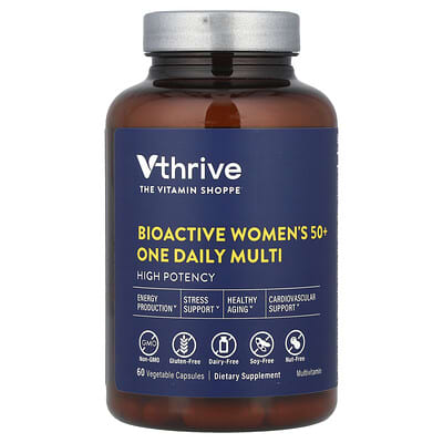 Bioactive Women's 50+ One Daily Multi, 60 Vegetable Capsules