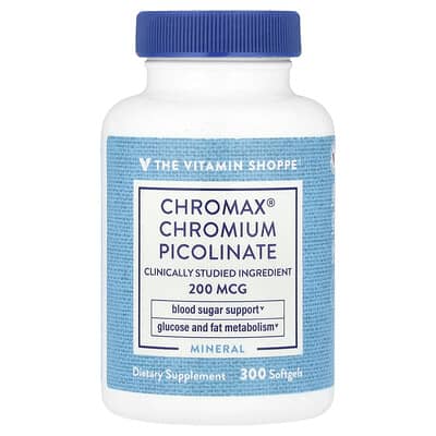 Chromax® Chromium Picolinate, 200 mcg, 300 Softgels