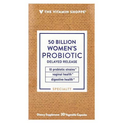 Женский пробиотик The Vitamin Shoppe, 50 Billion, 30 капсул