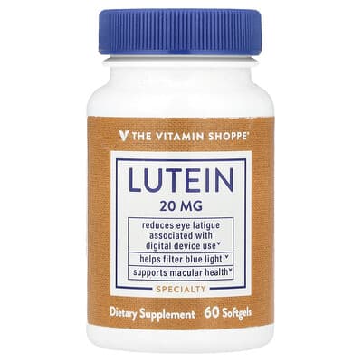 Lutein, 20 mg, 60 мягких капсул