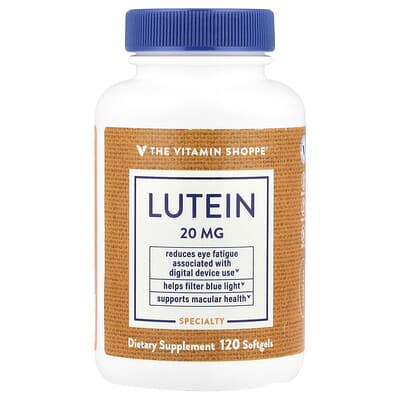 Лютеин The Vitamin Shoppe 20 mg 120 Softgels
