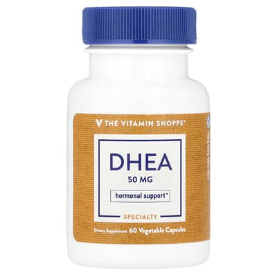 DHEA, 50 mg, 60 вегетарианских капсул