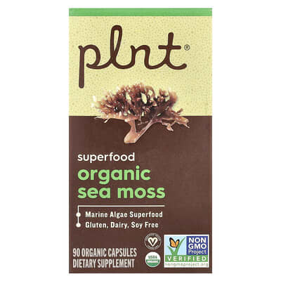Organic Sea Moss, 90 Organic Capsules