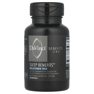Sleep Benefits™, Melatonin Free, 60 капсул