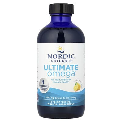 Ultimate Omega®, лимон, 8 fl oz (237 ml)