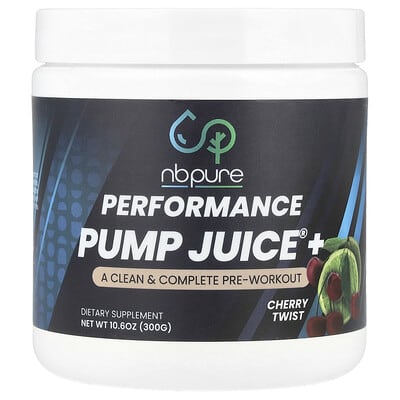 Performance Pump Juice+®, Cherry Twist, 10.6 oz (300 g)