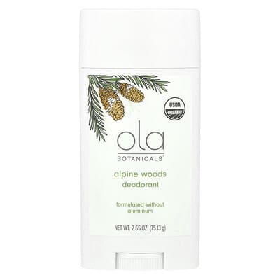 Ola Botanicals® Deodorant, Alpine Woods, 2.65 oz (75.13 g)