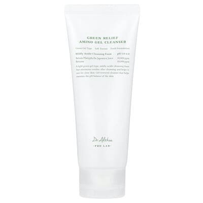 Очищающий гель Green Relief Amino Gel Cleanser, 3.38 fl oz (100 ml)