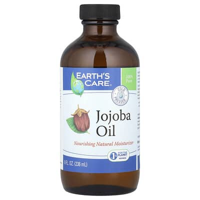 100% Pure Jojoba Oil, Cold Pressed, 8 fl oz (236 ml)
