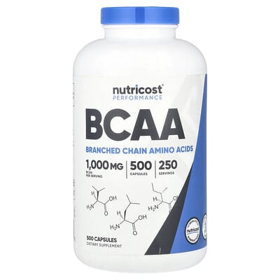 BCAA Performance, 500 капсул (500 mg per Capsule)