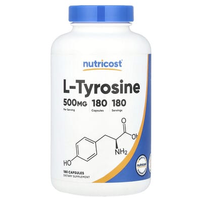 L-Tyrosine, 500 mg, 180 капсул